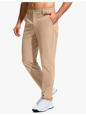 Men's G Gradual Golf / Travel / Everyday Khaki Color Pants Size 32x34 EUC